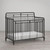 Home Square 2-piece Furniture Set With Convertible Crib 3-drawer Changing Table