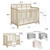 Home Square 2-piece Furniture Set With Convertible Crib 3-drawer Changing Table