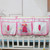 Baby Crib Storage Bag 3 Pockets Saving Space Nylon Bedroom Bedside Hanging Organizer For Pacifier