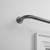 Exclusive Home Holden Wrap Around 1" Curtain Rod, Matte Silver, 52"-72"