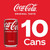 Coca-cola Soda Soft Drink, 7.5 Fl Oz, 10 Pack