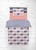 Bacati - Emma Aztec Coral/mint/navy 4-piece Toddler Bedding Set 100% Cotton Percale Fabrics