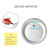 Tureclos Kids Inflatable Water Mat Infants Toddlers Summer Round Cushion Children Water Pad Funny Toy