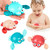 Bath Toys, Clockwork Swimming Crab Baby Bath Toys, Suitable For 1-5 Years Old Boys And Girls Gift Toys-1-3 Years Old Children, 3-4 Years Old, 6-12 Months, Multi-color Optional 4-piece Set