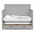 Storkcraft Homestead 5-in-1 Convertible Baby Crib, Pebble Gray