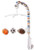 Mod Sports Blue Orange Chocolate Musical Baby Crib Mobile