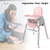 Catinbow Baby Dining Chair Height Adjustable High Chair With Feeding Tray