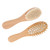 Hemoton 2pcs Woodden Hair Wash Wool Brush Wood Comb Baby Hair Cleaning Tool 1pcs Wool Brush 1pcs Comb