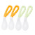 Hemoton 4pcs Curved Baby Spoons Toddler Training Spoons Toddler Utensils Baby Tableware