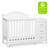 Davinci Charlie 4-in-1 Convertible Mini Crib & Changer In White