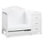 Davinci Charlie 4-in-1 Convertible Mini Crib & Changer In White