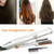 Jinyi New Professional 2-way Rotating Curling Iron Hair Brush Curler Straightener 2in1