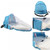 Fantadool Portable Travel Baby Bed Portable Bassinet For Baby Foldable Baby Bed Travel Sun Protection Mosquito With Toys Travel Infant Bed Backpack-blue