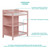 Dream On Me Synergy Convertible Crib And Changer In Dusty Pink