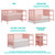 Dream On Me Synergy Convertible Crib And Changer In Dusty Pink