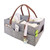 Foldable Felt Storage Bag Baby Diaper Caddy Organizer Car Travel Bag Nursery Basket