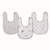 Aden + Anais Essentials Snap Bib 3 Pack, Dusty