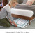 Fisher-price Rock With Me Bassinet Portable With Soothing Motion, Pacific Pebble