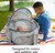 Fisher-price Portable Baby Bassinet & Play Area With Toys, On-the-go Baby Dome, Whimsical Forest