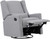 Suite Bebe Pronto Fabric Recliner, Gray