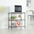 3-shelf Storage Shelf Wire Shelving Unit Metal Shelves Unit Storage Adjustable, Standing Shelf Units, 23" X 13" X 31"