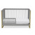 Modrn Glam Toddler Guardrail, Grey