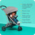 Century Stroll On™ 3-wheel 2-in-1 Lightweight Travel System, Metro
