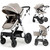 Cynebaby Newborn Infant Toddler Baby Stroller With Reversible Seat, Khaki