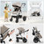 Cynebaby Newborn Infant Toddler Baby Stroller With Reversible Seat, Khaki