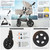 Cynebaby Newborn Infant Toddler Baby Stroller With Reversible Seat, Khaki