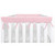American Baby Company Supreme 2 Pack Heavenly Soft Chenille Reversible Crib Rail Cover For Side Rails, Pink And White, Narrow For Rails Measuring Up To 8" Around