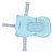 Baby Bath Pad, Quick Drainage Protecting Head Newborn Sink Bather  For Bathroom For Home Light Blue
