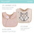 The Peanutshell Cotton Feeding Baby Bib, 8pk Unisex