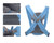 Adjustable Infant Baby Carrier Newborn Kids Sling Wrap Front Back Rider Backpack Pouch Bag(blue)
