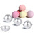 Sywan 6pcs 2.4inch Bath Bomb Molds Diy Bath Bomb Kit For Crafting Handmade Spa Bomb Fizzy Crafting Molds Diy Making Supplies