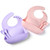 Cibeat Baby Bibs, Silicone Bibs With Spoons And Forks, Adjustable Fit Bibs For Boys And Girls