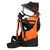 Clevr Deluxe Baby Backpack Hiking Cross Country Lightweight Carrier W/ Stand And Sun Shade Visor, Orange