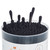 Homefox 400 Count Black Pointed Cotton Swab Qtip Precision Makeup Organic Pointy & Round Tip