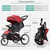Cynebaby Jogging Stroller 3 Wheels Compact Light Weight Stroller For Babies And Toddlers Infant