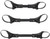 Bangyoudaoo Twin Stroller Connector For Baby Fits Umbrella Strollers 2-in-1 Dual Stroller Connectors Turns Two Single Strollers Into A Double Stroller