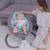 Fetcoi Baby Bouncer With Music And Toys, Bluetooth Function Swing Chair, Cradle Rocker Seat Bouncy Rocking For 0-12 Months Newborn Babies (blue)