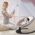 Bioby Baby Swing For Infants, Baby Swing Chair Unisex Infant Swing With Remote Control, Bluetooth Music & Touch Panel, Black