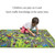 Kaesi Animal Letter Traffic Bus Carpet Baby Crawling Playing Mat Educational Kids Toy