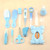 Baby Kids Nail Hair Health Care Thermometer Trimmer Scissors Safety Manicure Set Newborn Baby Care Grooming Brush Kit