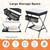 Mzdxj Baby Changing Table, Folding Diaper Station Nursery Organizer For Infant (black)