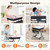 Mzdxj Baby Changing Table, Folding Diaper Station Nursery Organizer For Infant (black)