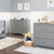 Davinci Charlie 3-drawer Dresser, Gray