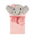 Little Treasure Baby Girl Cotton Animal Face Hooded Towel, Blossom Elephant, One Size