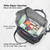 Keababies Diaper Bag Backpack - Large Waterproof Travel Baby Bags (mystic Gray)