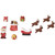 Wilton Gingerbread House Santa's Sleigh And Reindeer Icing Decorations, 10-count